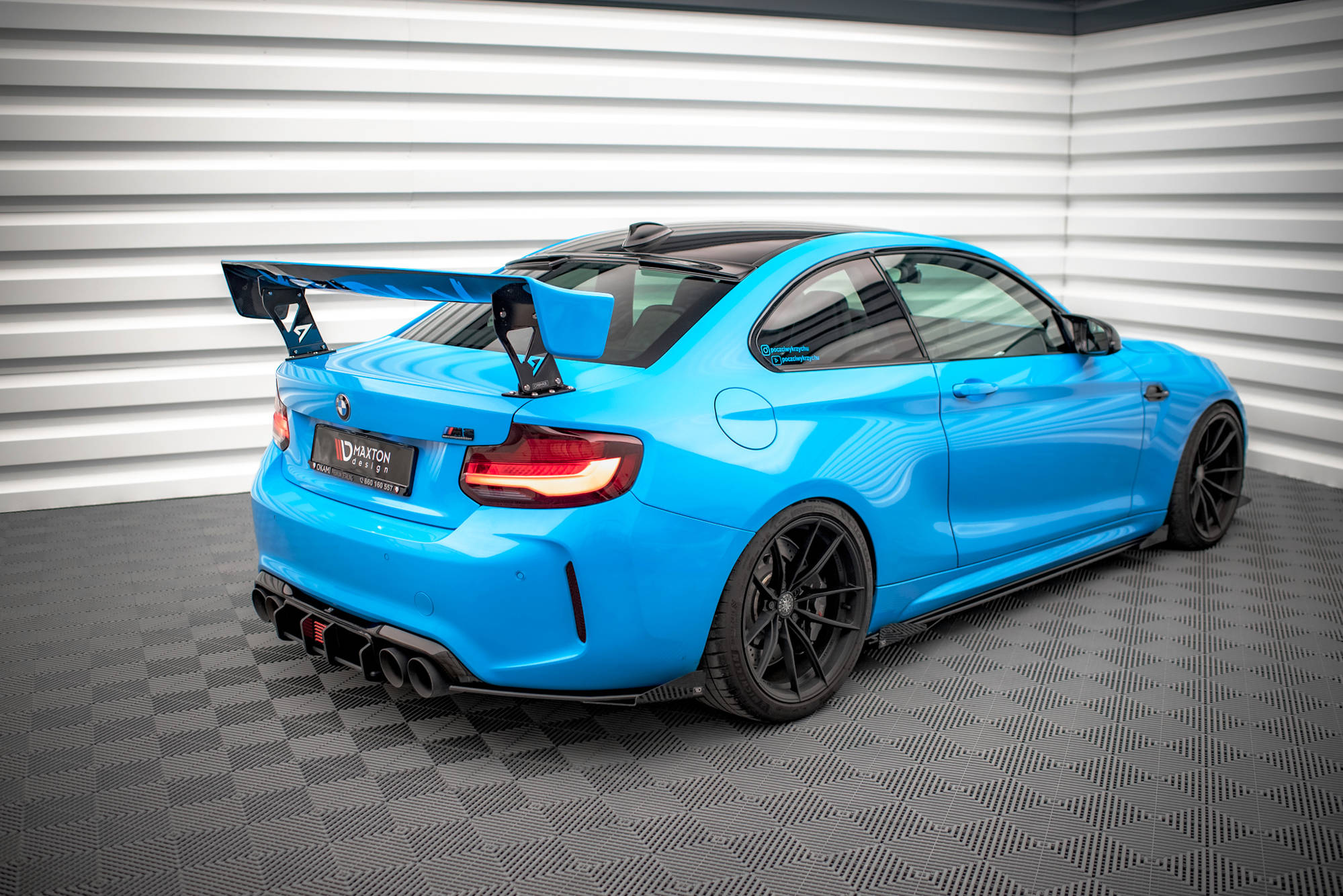 Maxton Design - Hintere Seiten Flaps für BMW M2 F87 - Aerowerk.