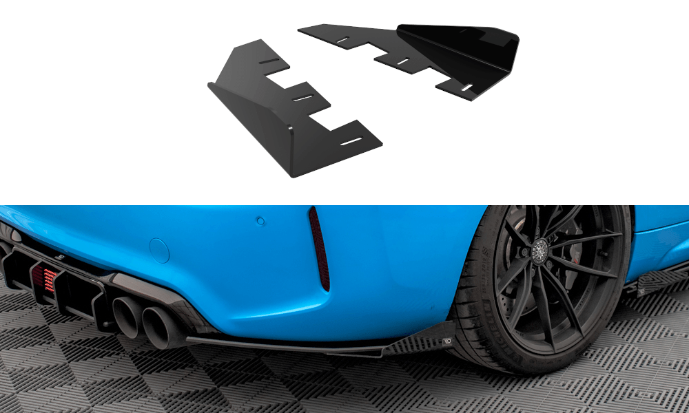 Maxton Design - Hintere Seiten Flaps für BMW M2 F87 - Aerowerk.