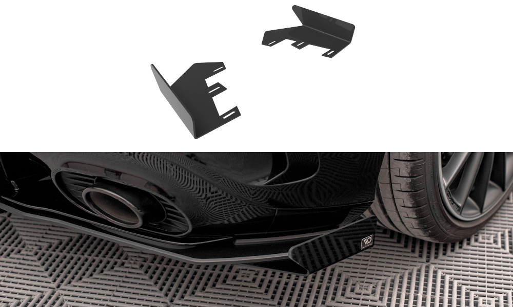 Maxton Design - Hintere Seiten Flaps für Mercedes A35 AMG Hatchback Aero Pack W177 - Aerowerk.