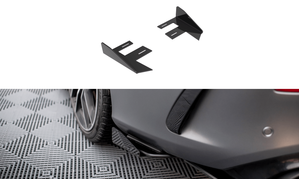 Maxton Design - Hintere Seiten Flaps für Mercedes - AMG C43 Coupe / Cabrio C205 Facelift / A205 Facelift - Aerowerk.