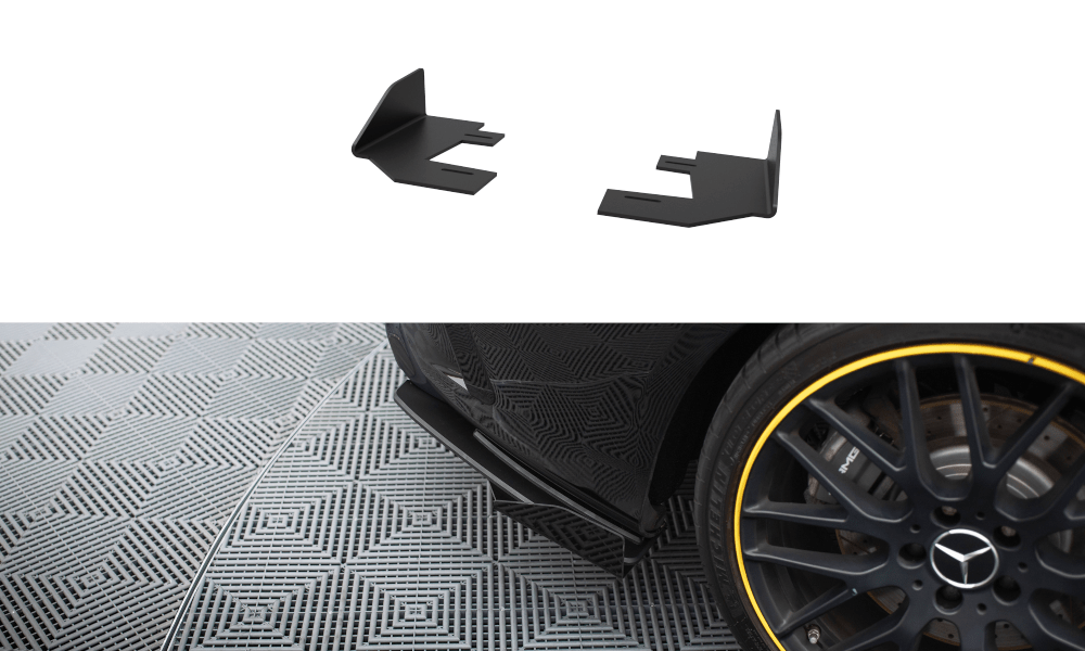 Maxton Design - Hintere Seiten Flaps für Mercedes - AMG CLA 45 C117 Facelift - Aerowerk.