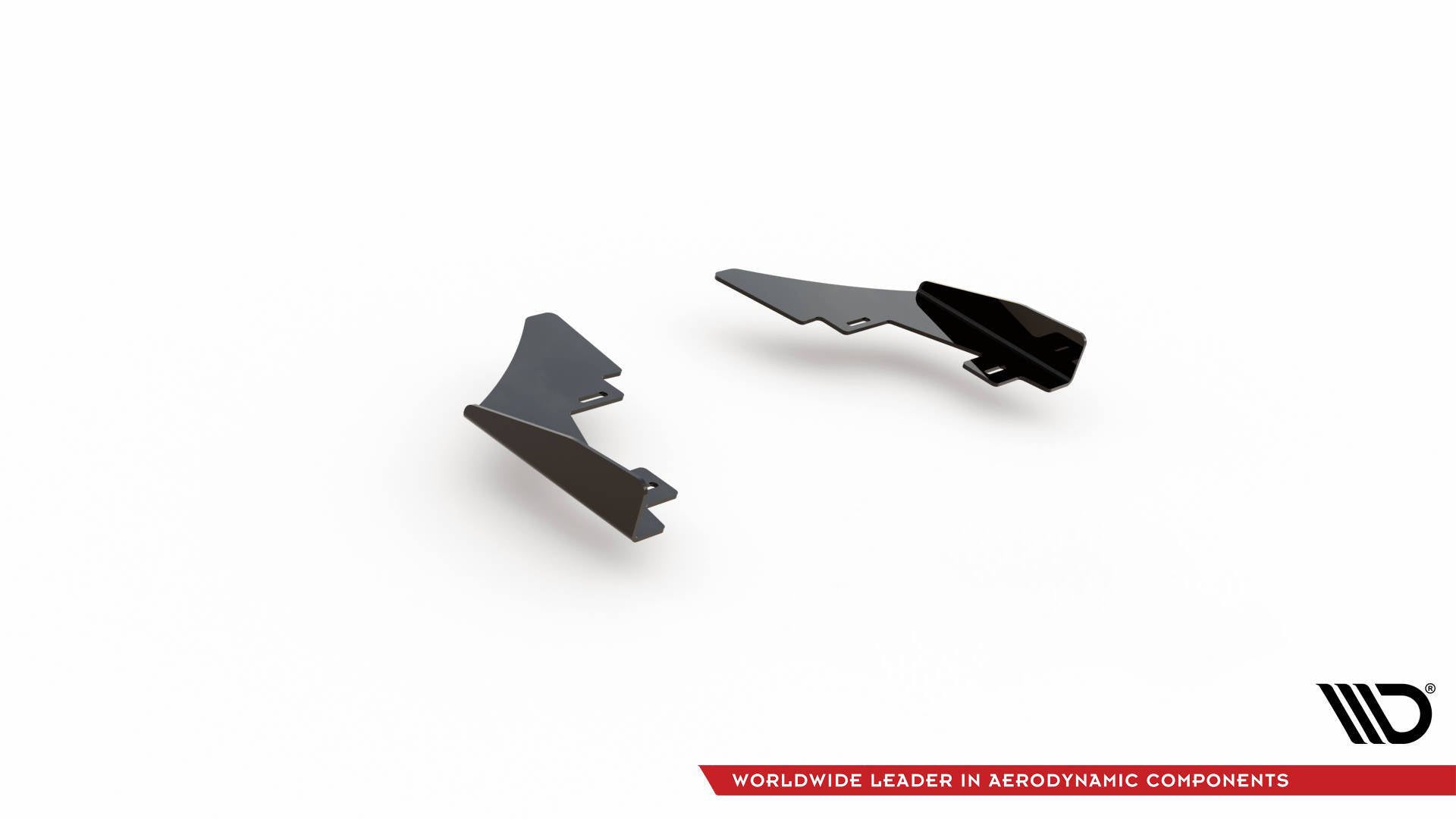 Maxton Design - Hintere Seiten Flaps für VW Golf GTI Clubsport Mk8 Facelift - Aerowerk.