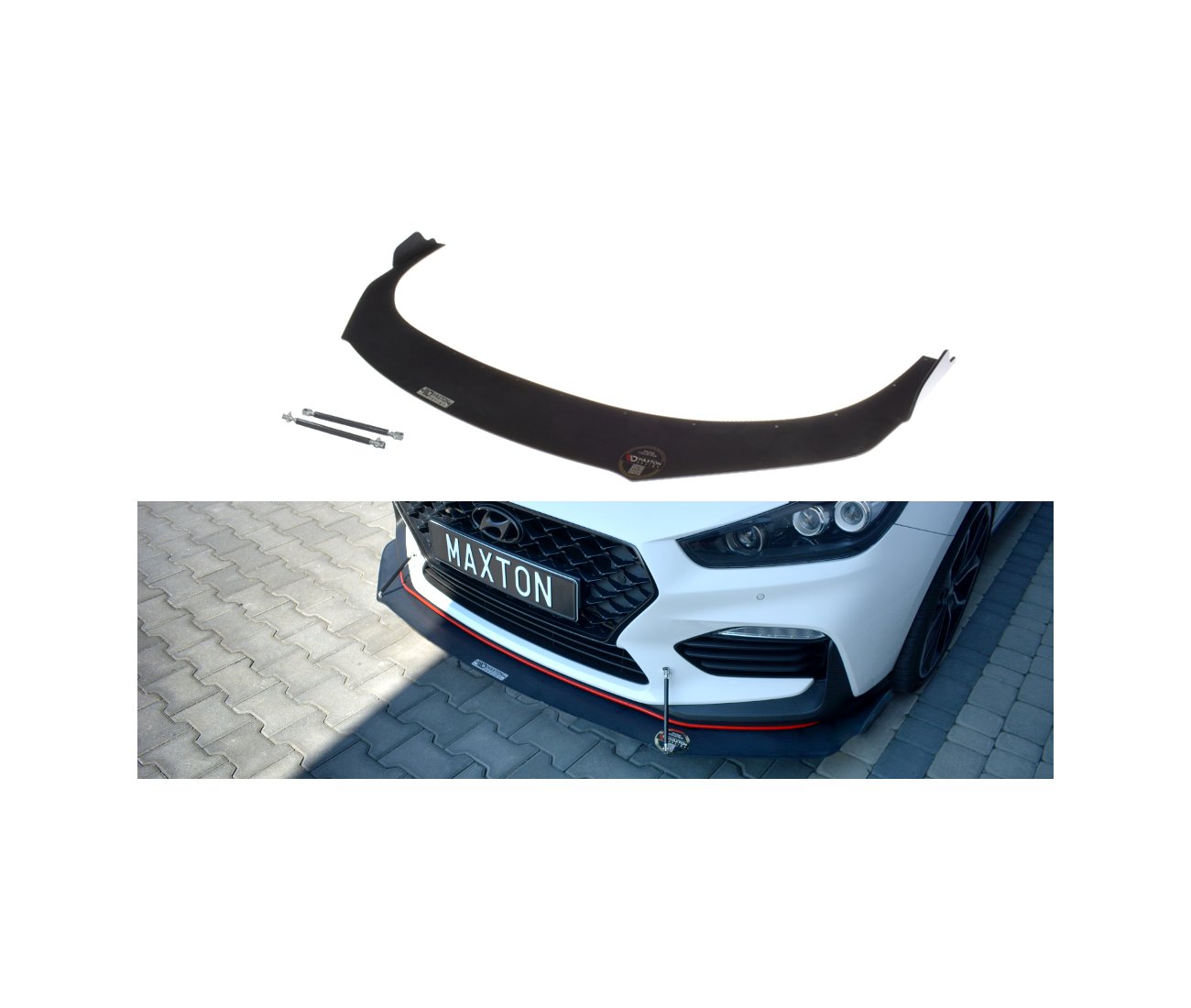 Hybrid Racing Cup Spoilerlippe für Hyundai I30N - Aerowerk.