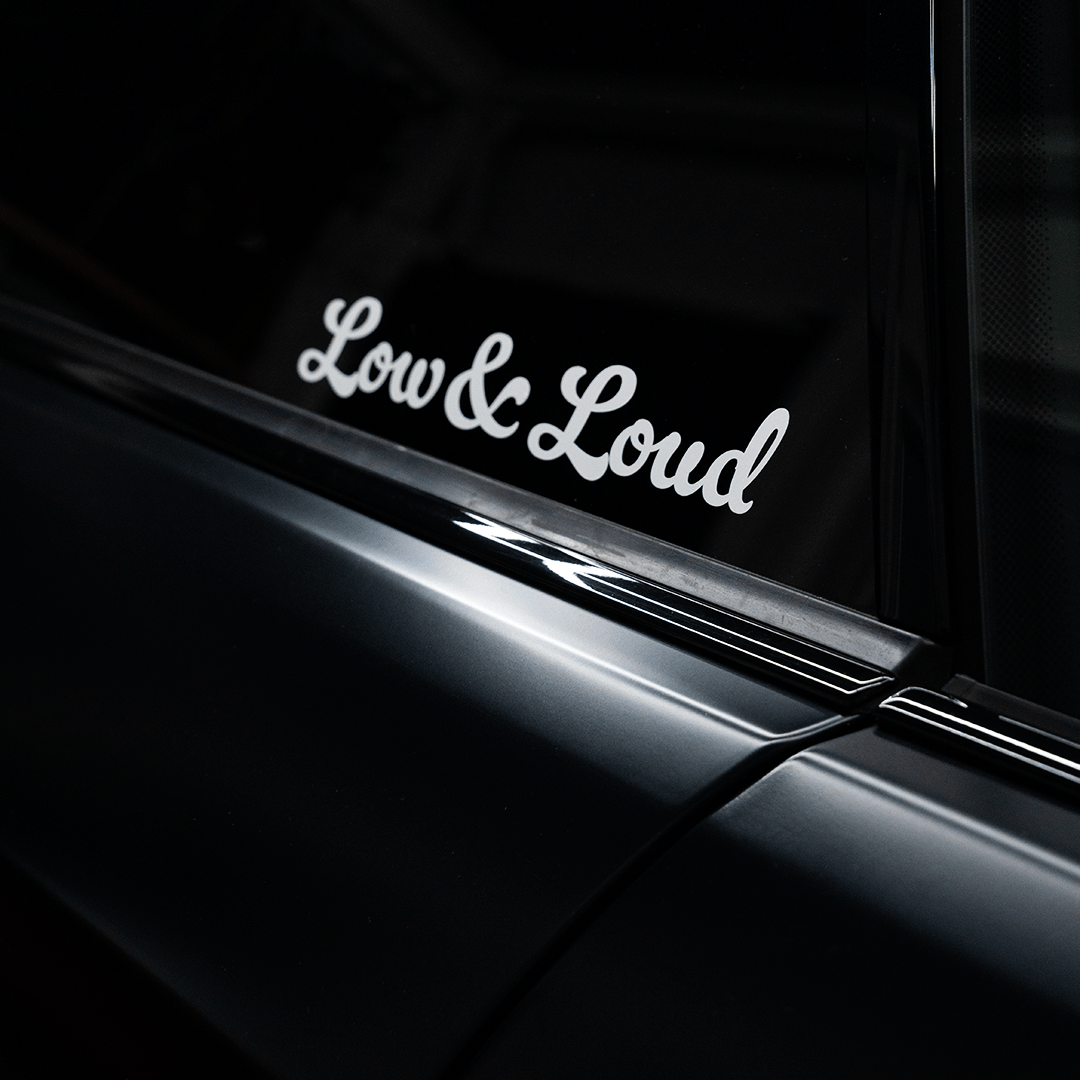 LOW AND LOUND STICKER - Aerowerk.
