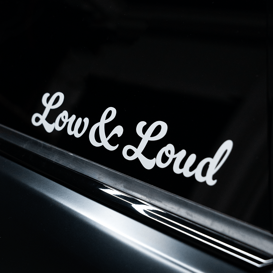 LOW AND LOUND STICKER - Aerowerk.
