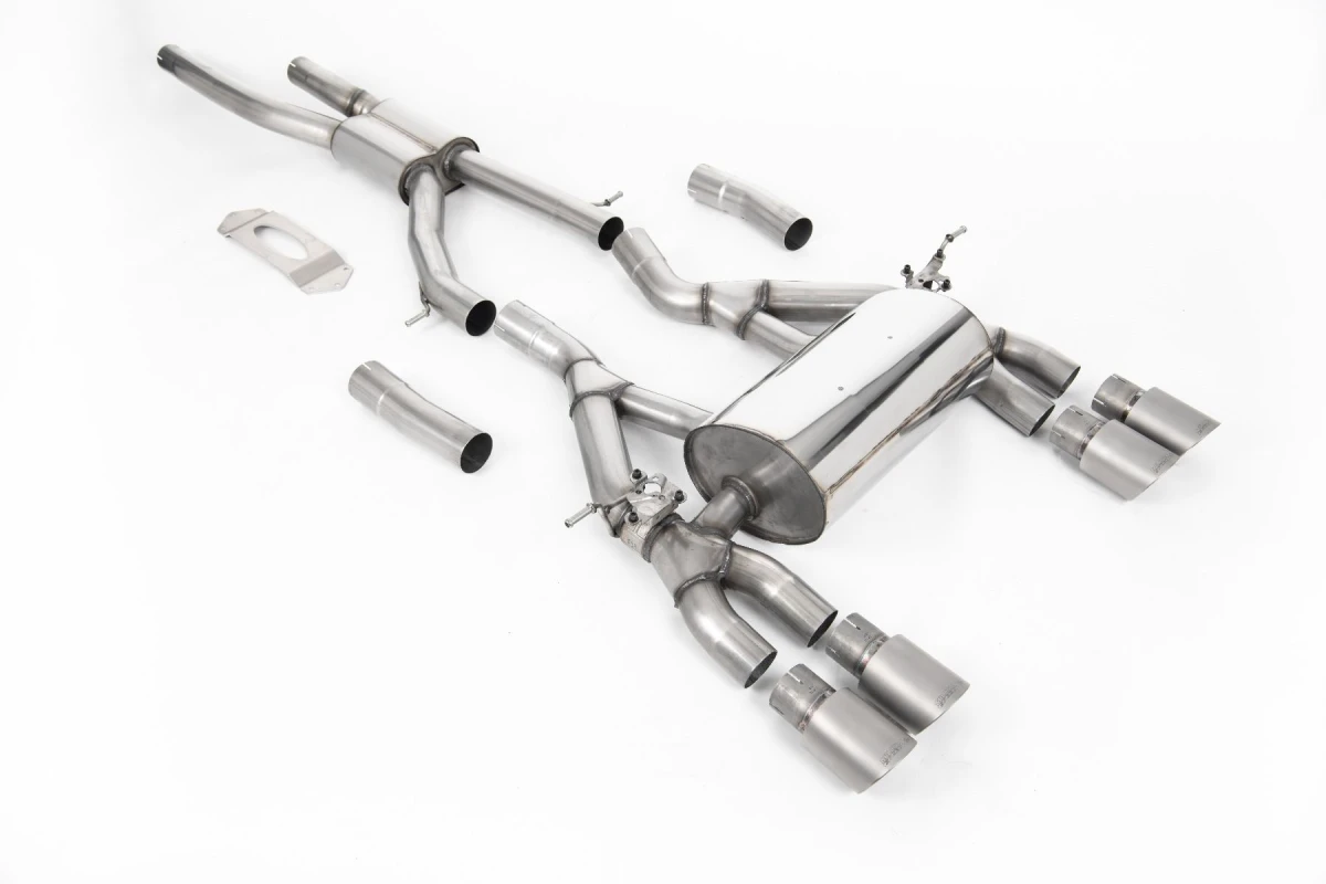 MILLTEK SPORT AUSPUFFANLAGE PASSEND FÜR BMW M3 F80 & M4 F82 (Ohne OPF) - Aerowerk.