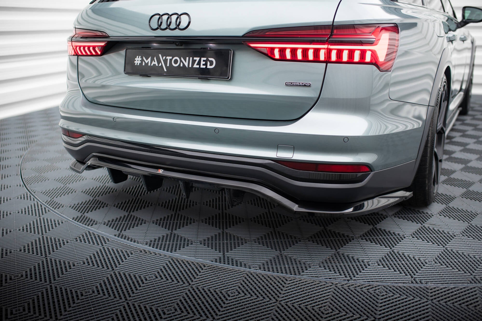 Maxton Design - Mittlerer Cup Diffusor DTM Look Heck Ansatz für Audi A6 Allroad C8 - Aerowerk.