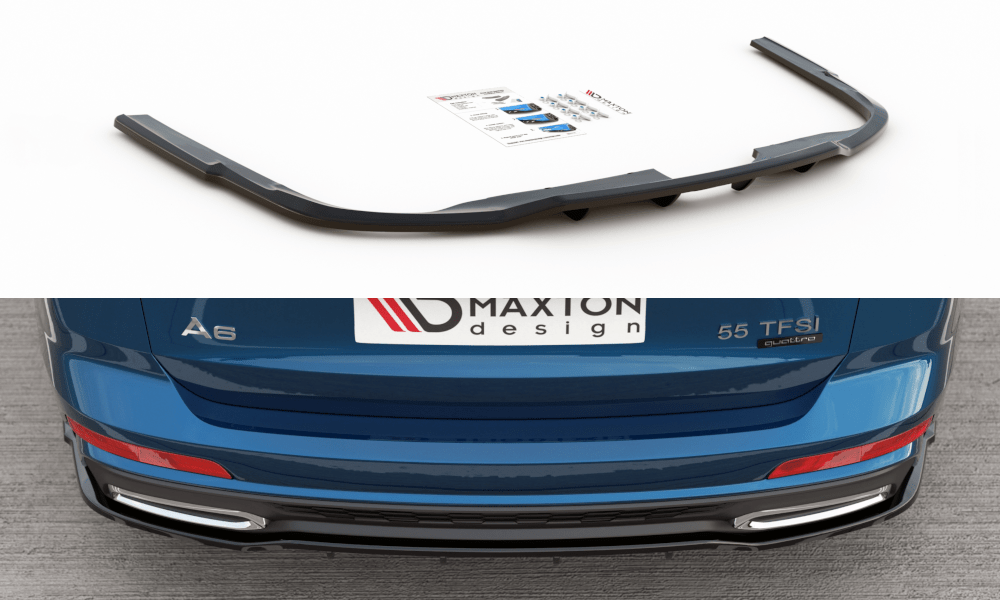 Maxton Design - Mittlerer Cup Diffusor DTM Look Heck Ansatz für Audi A6 S - Line C8 - Aerowerk.