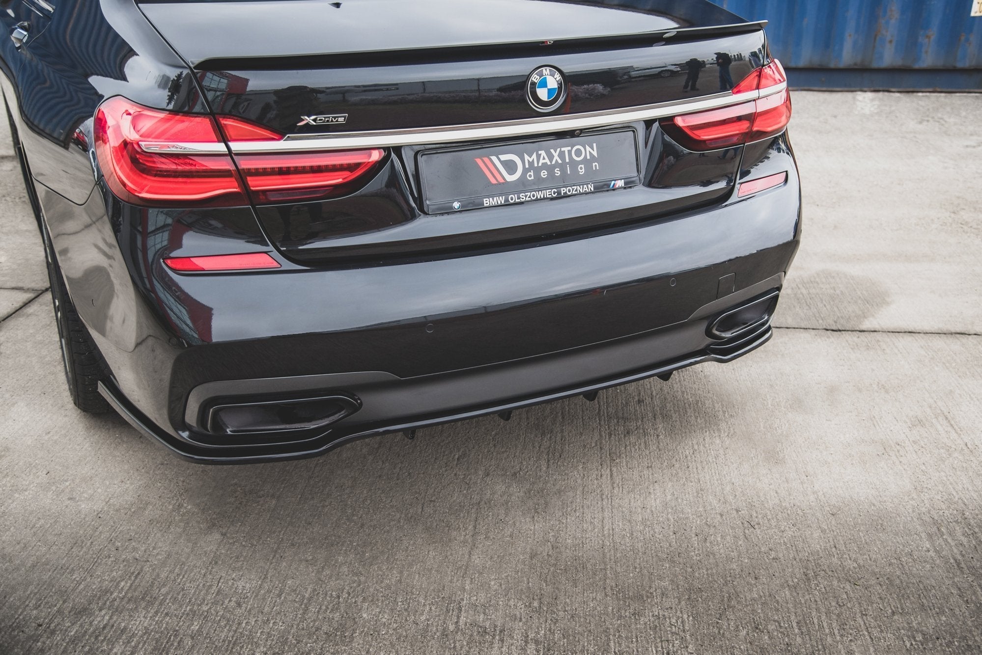 Maxton Design - Mittlerer Cup Diffusor DTM Look Heck Ansatz für BMW 7 M - Paket G11 /G12 - Aerowerk.