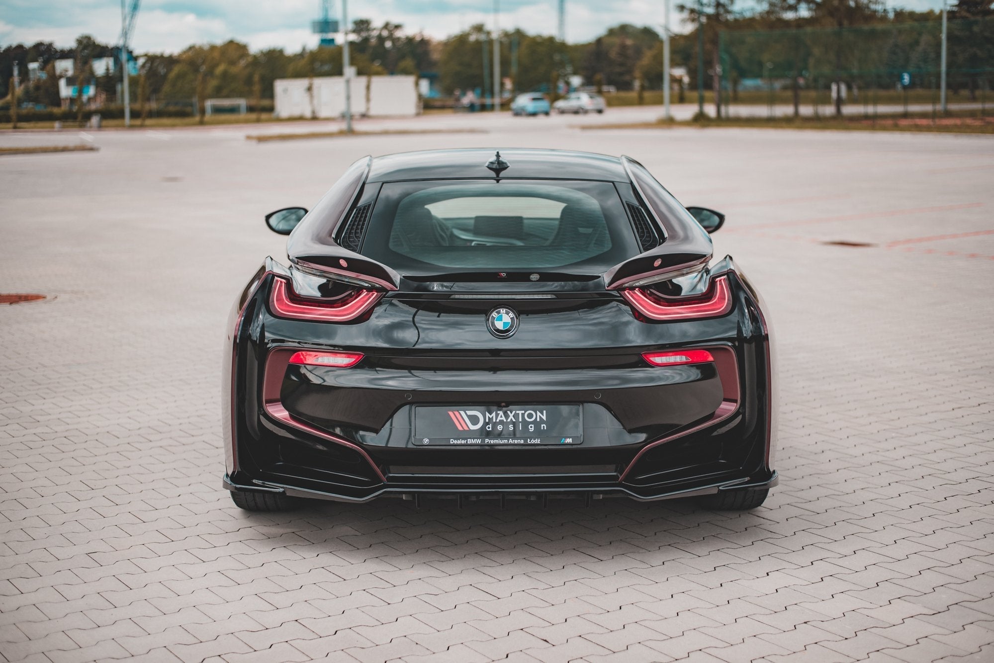 Maxton Design - Mittlerer Cup Diffusor DTM Look Heck Ansatz für BMW i8 - Aerowerk.