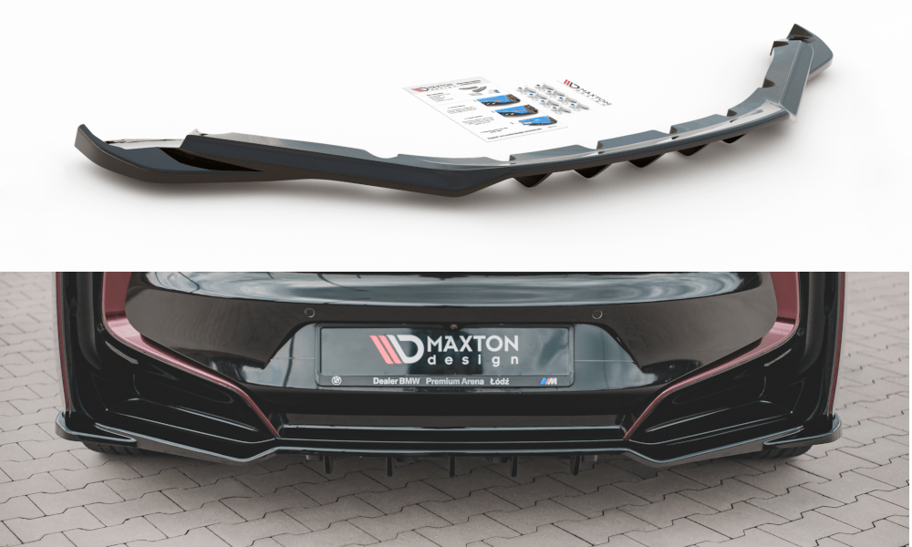 Maxton Design - Mittlerer Cup Diffusor DTM Look Heck Ansatz für BMW i8 - Aerowerk.