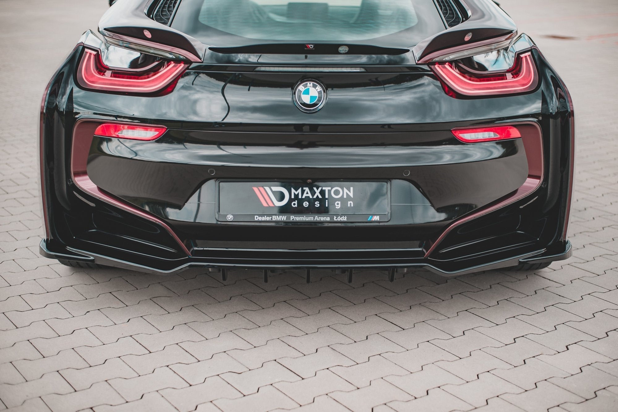 Maxton Design - Mittlerer Cup Diffusor DTM Look Heck Ansatz für BMW i8 - Aerowerk.