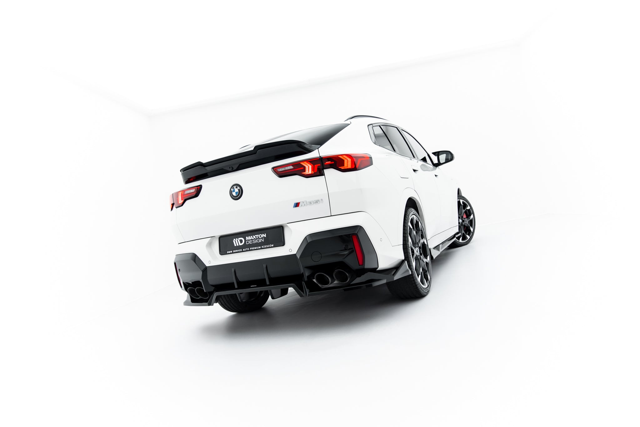 Maxton Design - Mittlerer Cup Diffusor DTM Look Heck Ansatz für BMW X2 M35i U10 - Aerowerk.