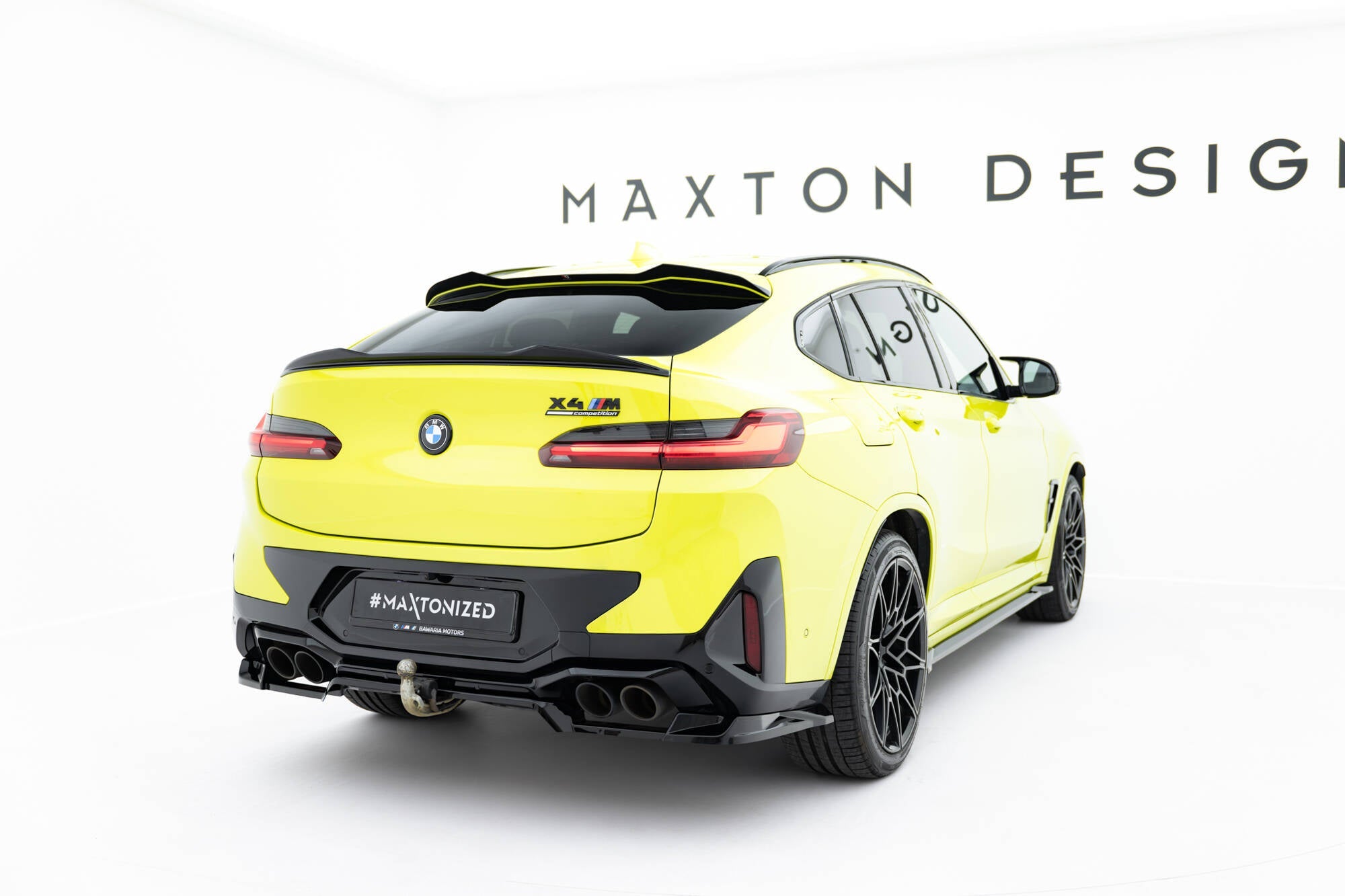 Maxton Design - Mittlerer Cup Diffusor DTM Look Heck Ansatz für BMW X4M F98 Facelift - Aerowerk.