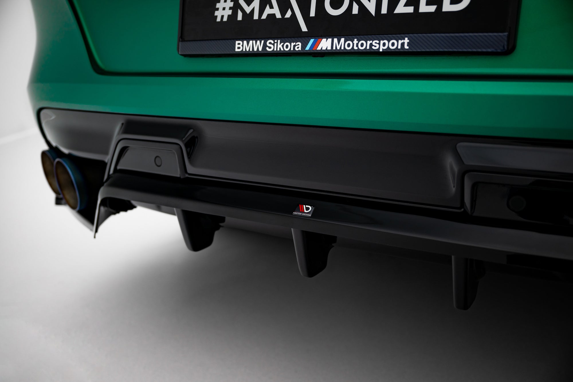 Maxton Design - Mittlerer Cup Diffusor DTM Look Heck Ansatz für BMW X6 M F96 Facelift - Aerowerk.