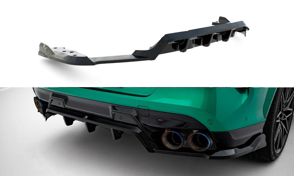 Maxton Design - Mittlerer Cup Diffusor DTM Look Heck Ansatz für BMW X6 M F96 Facelift - Aerowerk.