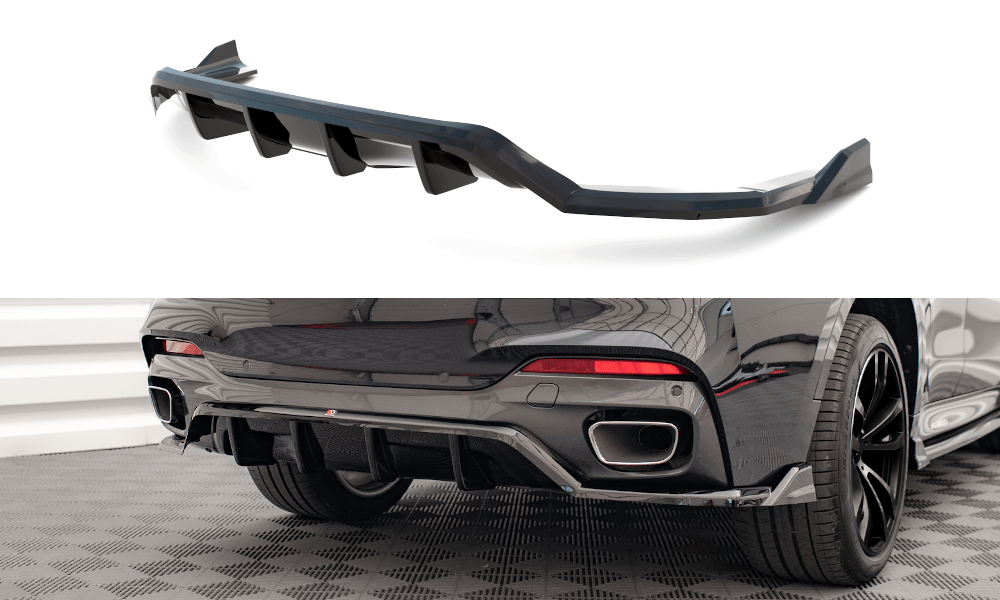 Maxton Design - Mittlerer Cup Diffusor DTM Look Heck Ansatz für BMW X6 M - Paket F16 - Aerowerk.