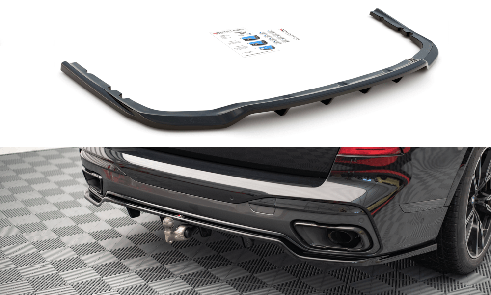 Maxton Design - Mittlerer Cup Diffusor DTM Look Heck Ansatz für BMW X7 M - Paket G07 - Aerowerk.