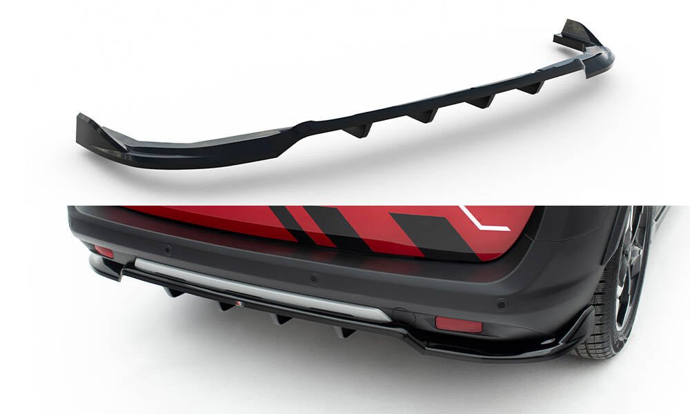 Maxton Design - Mittlerer Cup Diffusor DTM Look Heck Ansatz für Ford Tourneo Courier Mk2 - Aerowerk.