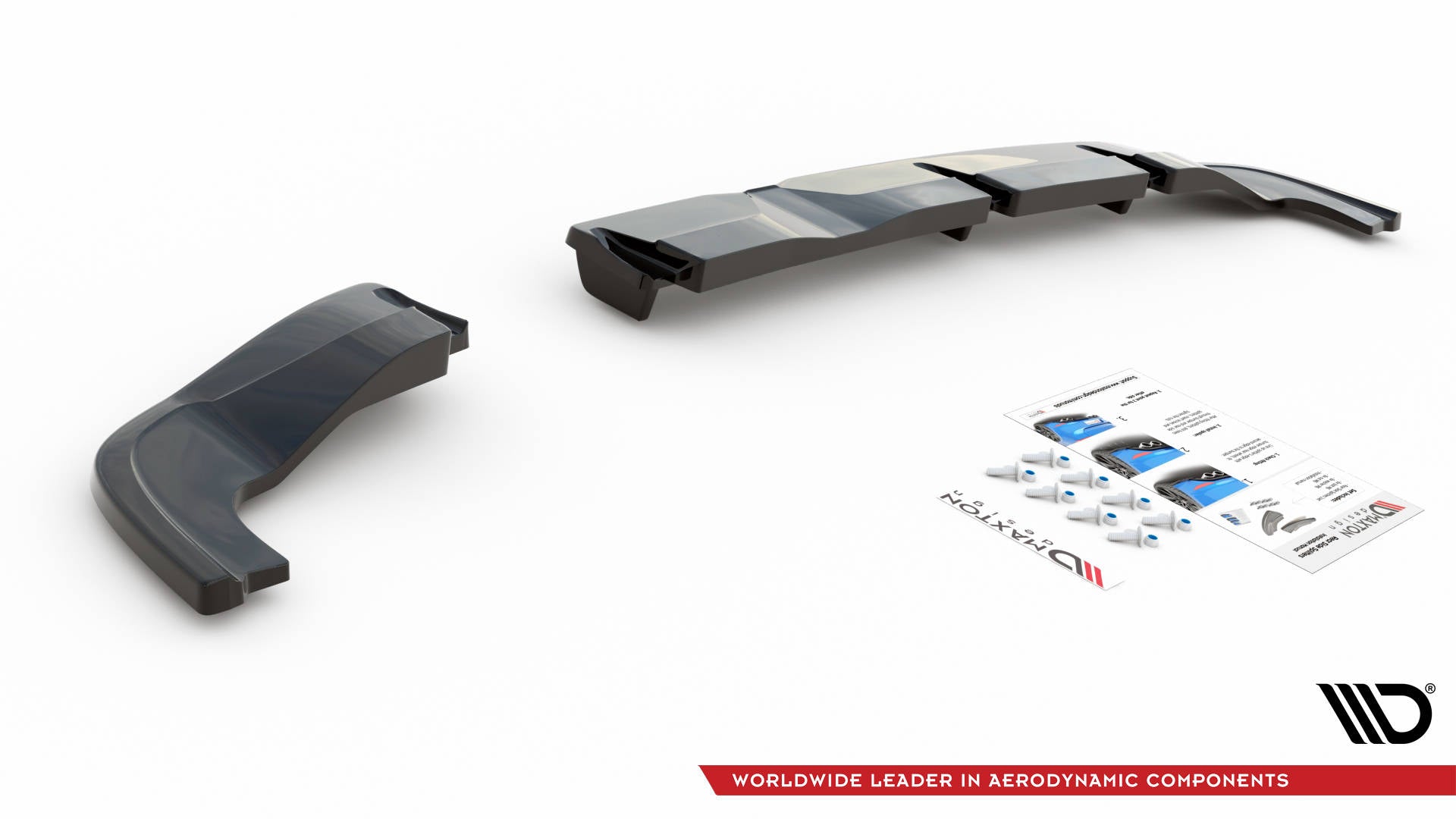 Maxton Design - Mittlerer Cup Diffusor DTM Look Heck Ansatz für Hyundai I20 N Mk3 - Aerowerk.