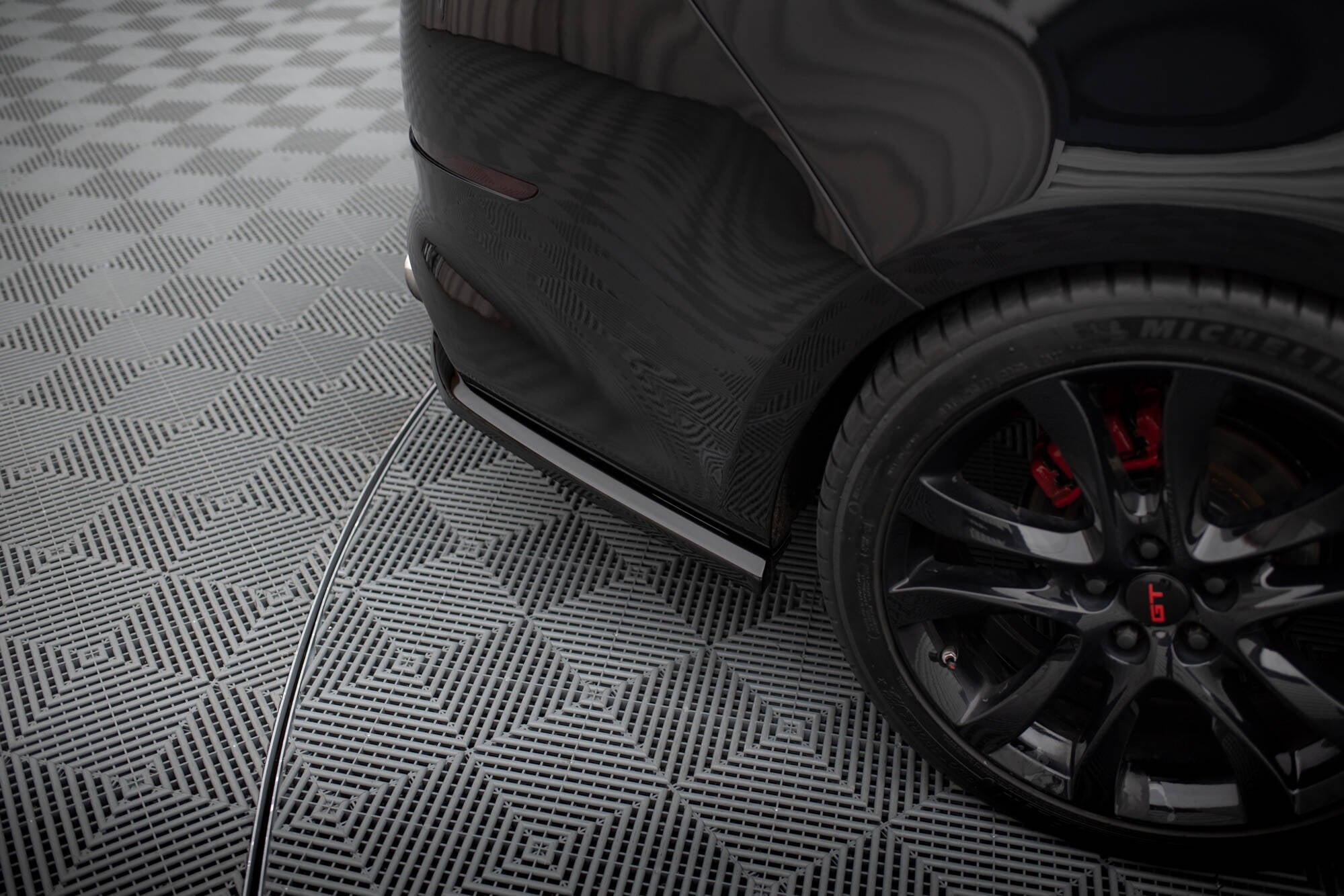 Maxton Design - Mittlerer Cup Diffusor DTM Look Heck Ansatz für Kia Optima Mk3 - Aerowerk.