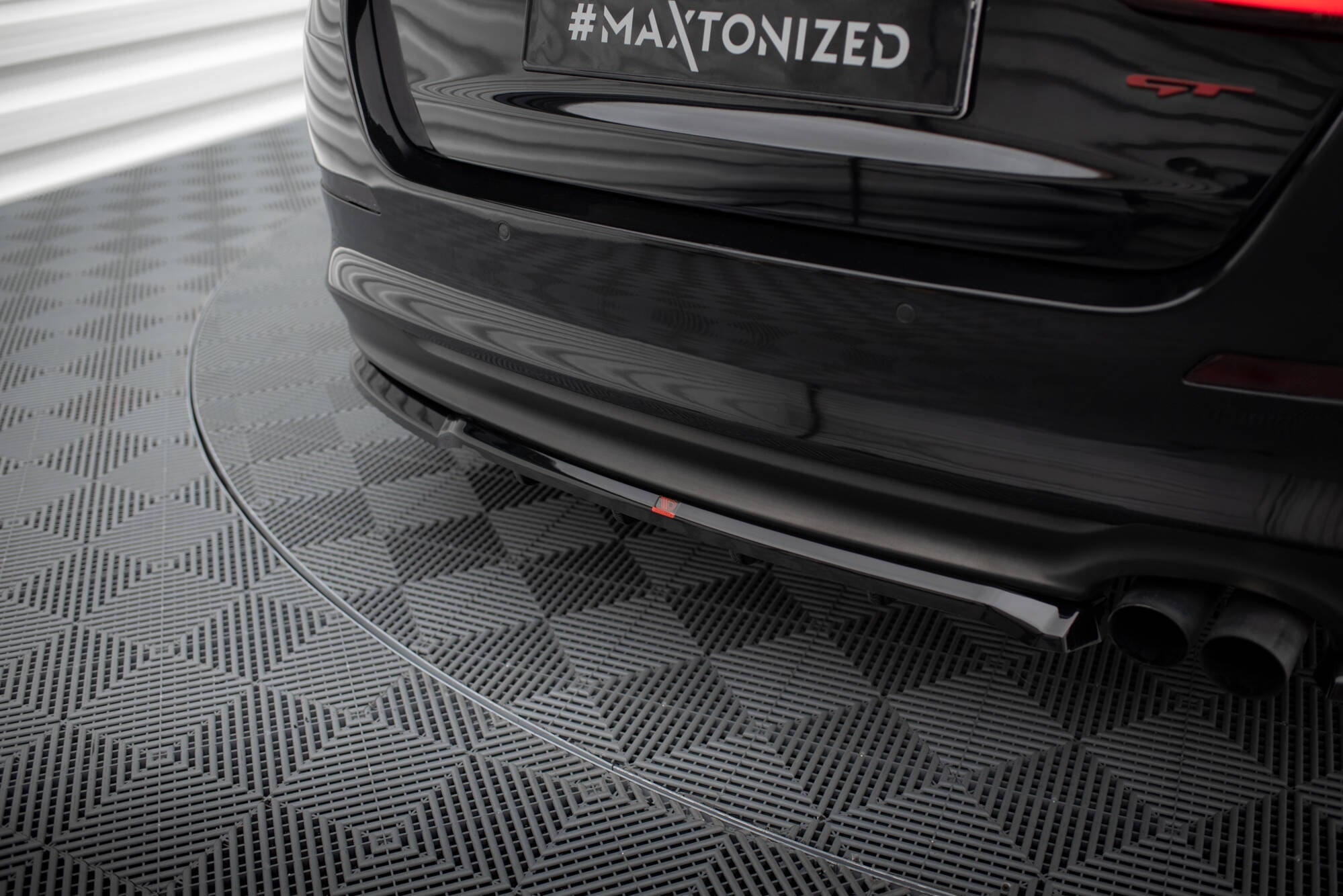 Maxton Design - Mittlerer Cup Diffusor DTM Look Heck Ansatz für Kia Optima Mk3 - Aerowerk.