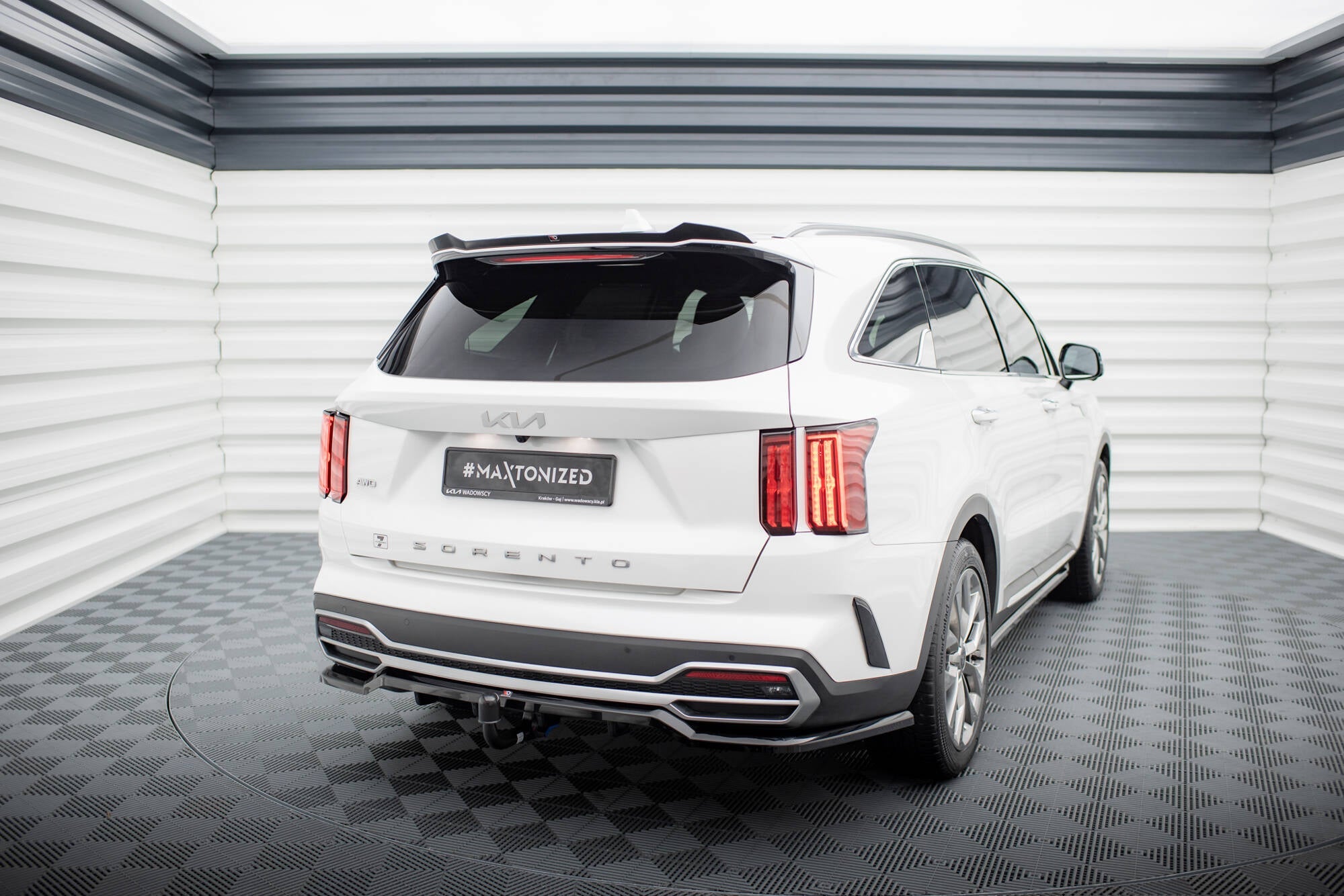 Maxton Design - Mittlerer Cup Diffusor DTM Look Heck Ansatz für Kia Sorento Mk4 - Aerowerk.