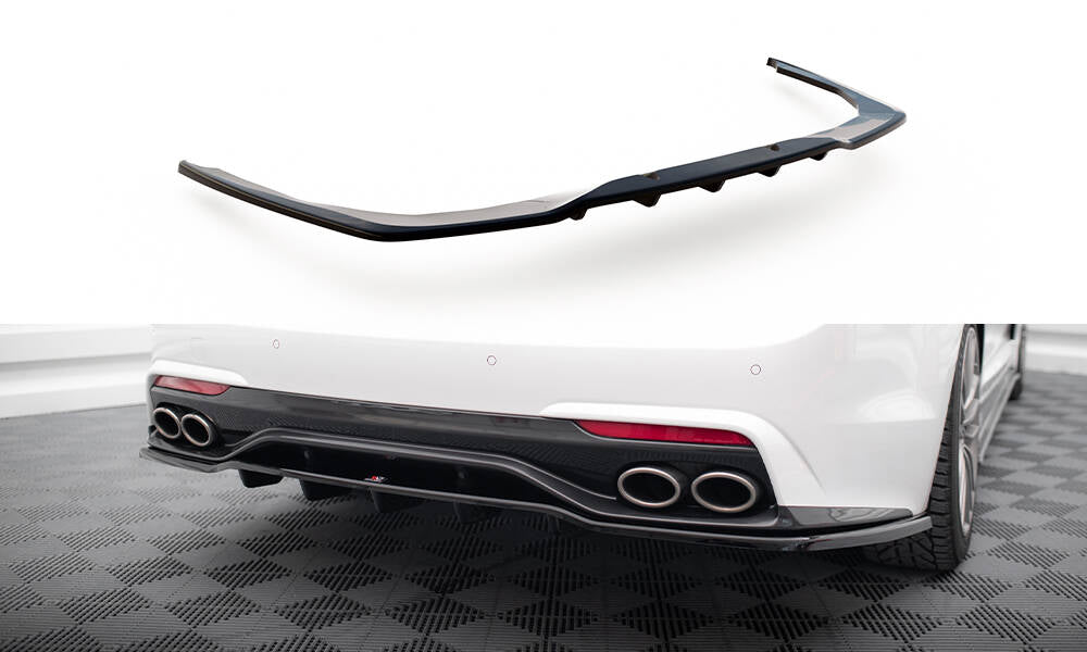 Maxton Design - Mittlerer Cup Diffusor DTM Look Heck Ansatz für Kia Stinger Mk1 - Aerowerk.