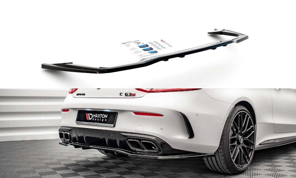 Maxton Design - Mittlerer Cup Diffusor DTM Look Heck Ansatz für Mercedes - AMG C 63 AMG Coupe AMG Aero Pack C205 Facelift - Aerowerk.