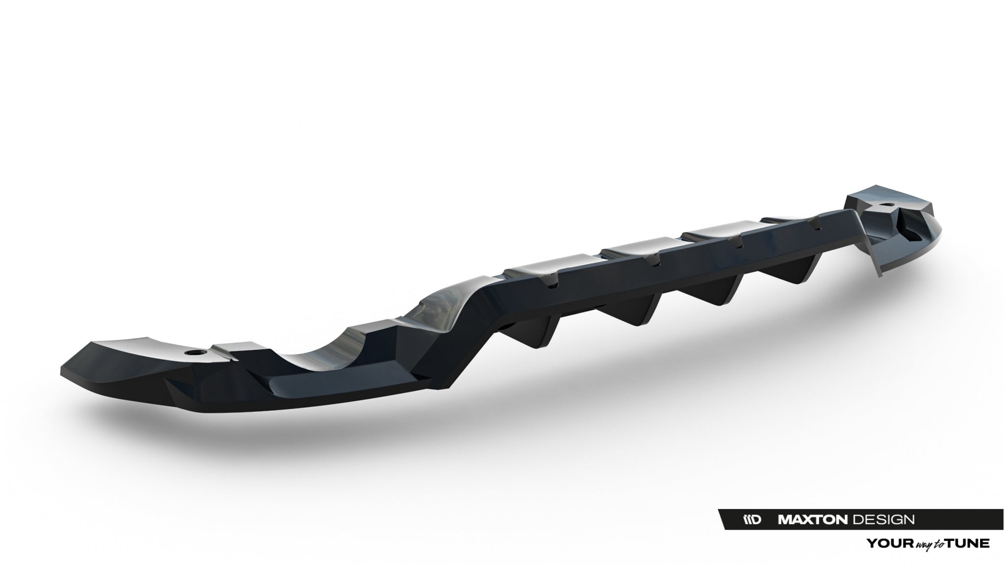 Maxton Design - Mittlerer Cup Diffusor DTM Look Heck Ansatz für Mercedes - AMG GLA 35 H247 Facelift - Aerowerk.