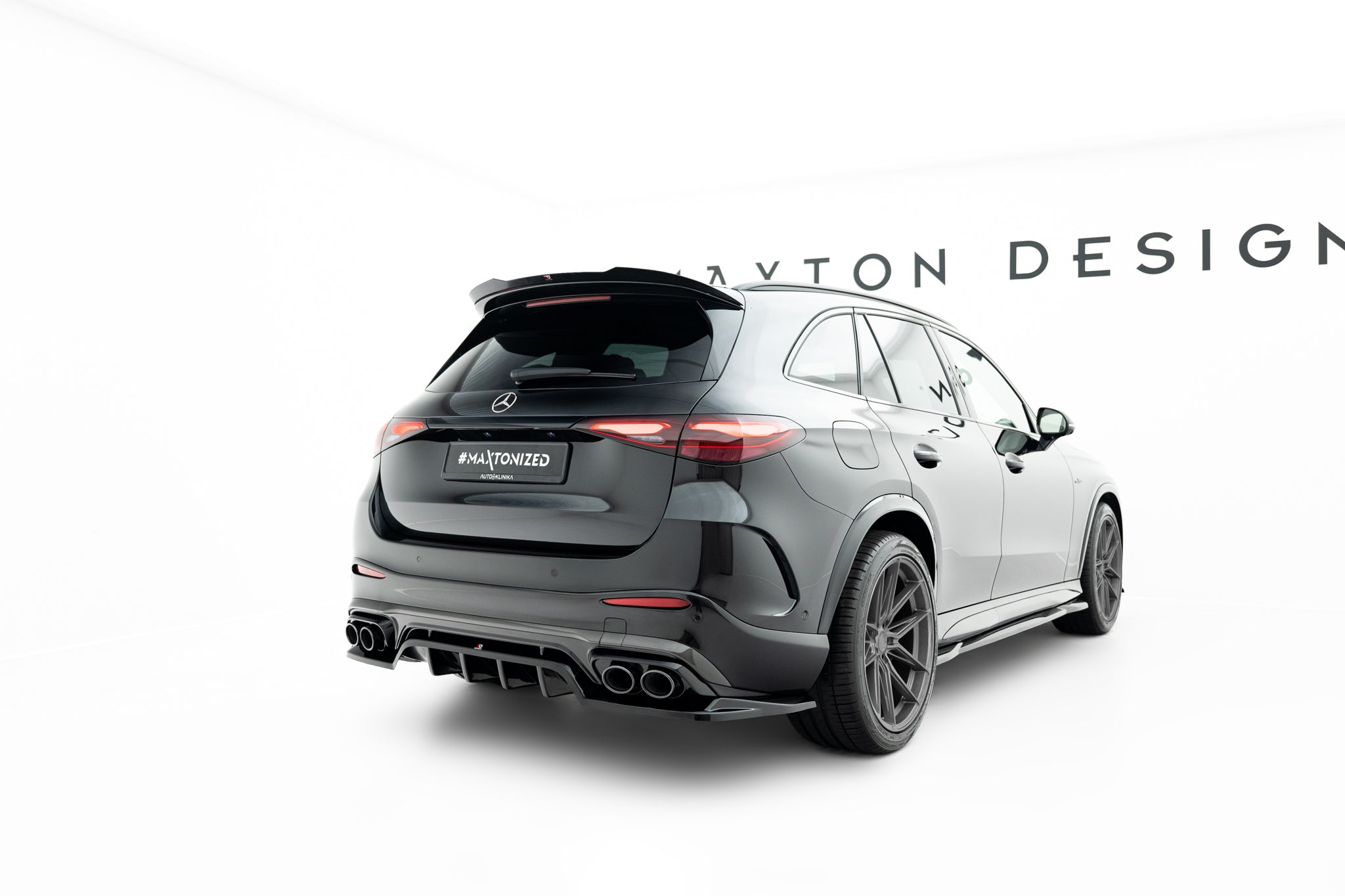 Maxton Design - Mittlerer Cup Diffusor DTM Look Heck Ansatz für Mercedes - AMG GLC 43 X254 - Aerowerk.