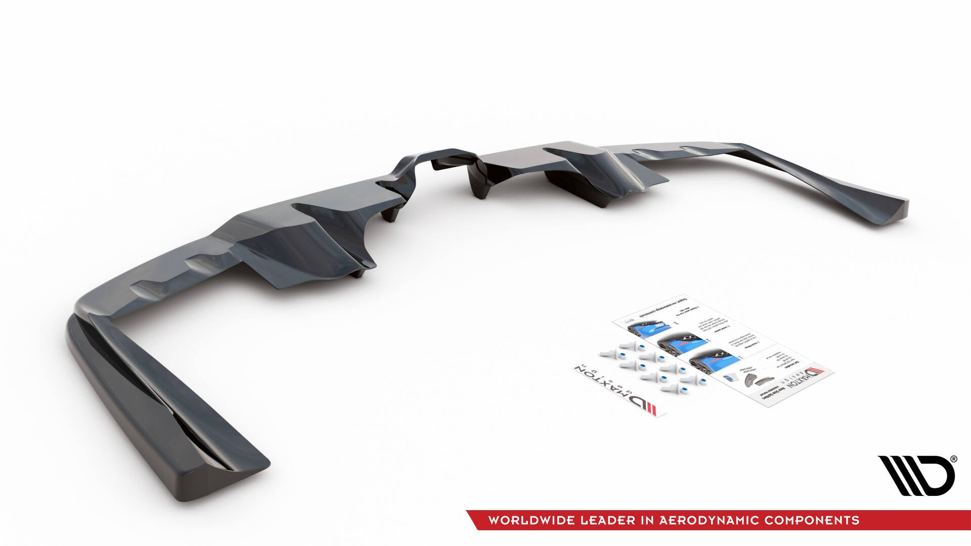 Maxton Design - Mittlerer Cup Diffusor DTM Look Heck Ansatz für Mercedes - AMG GLE 53 Coupe C167 / C167 Facelift - Aerowerk.