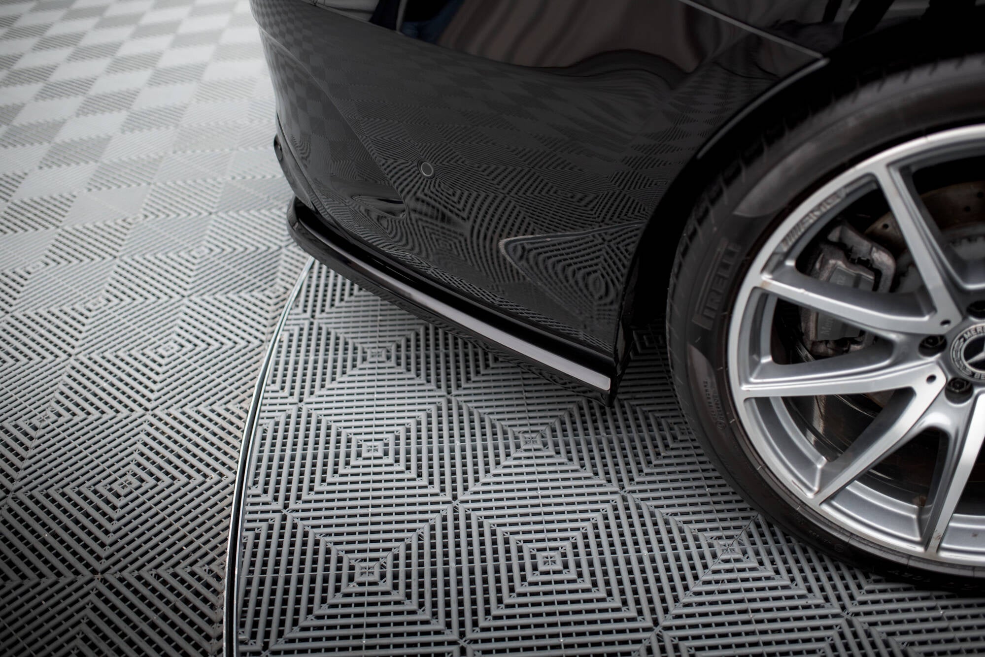 Maxton Design - Mittlerer Cup Diffusor DTM Look Heck Ansatz für Mercedes - Benz S Coupe AMG - Line C217 Facelift - Aerowerk.