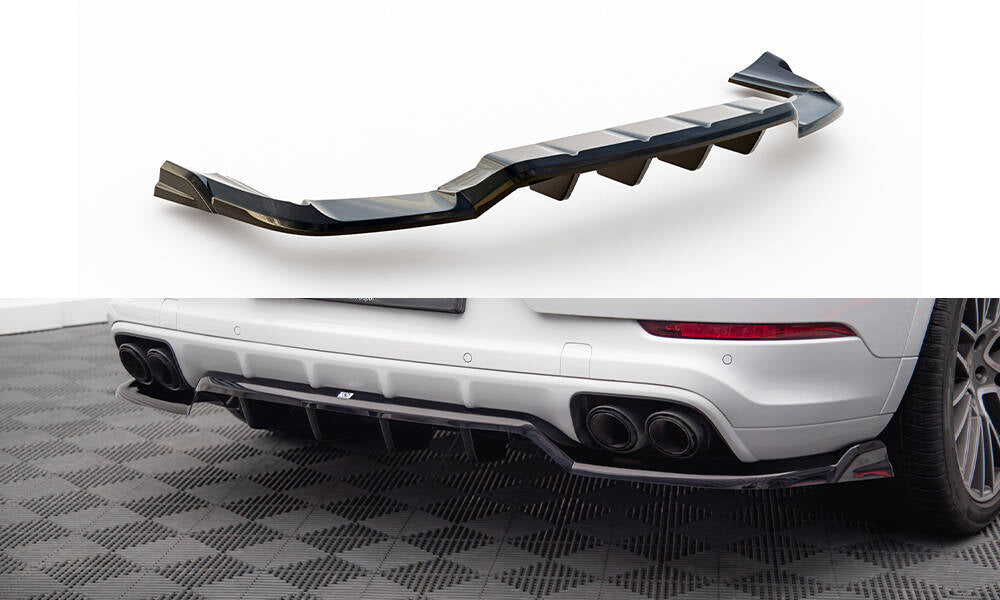 Maxton Design - Mittlerer Cup Diffusor DTM Look Heck Ansatz für Porsche Cayenne Coupe / SUV Mk3 - Aerowerk.