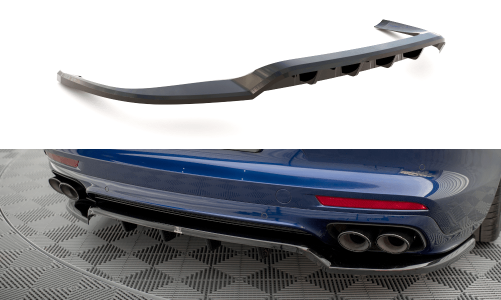Maxton Design - Mittlerer Cup Diffusor DTM Look Heck Ansatz für Porsche Panamera GTS Sport Turismo 971 Facelift - Aerowerk.