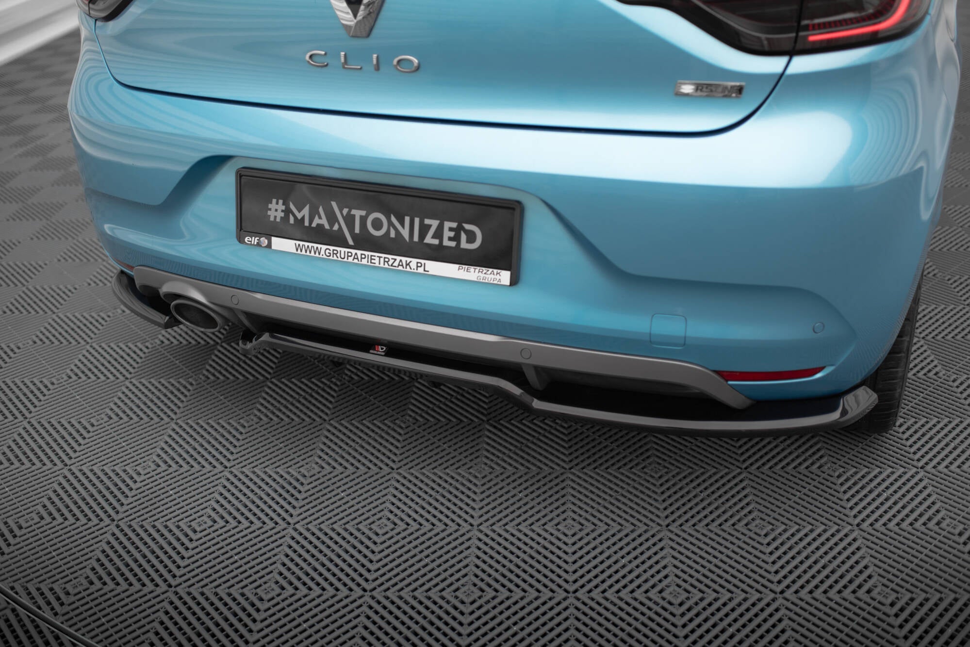 Maxton Design - Mittlerer Cup Diffusor DTM Look Heck Ansatz für Renault Clio R.S. Line Mk5 - Aerowerk.