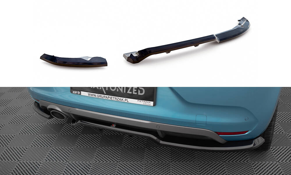 Maxton Design - Mittlerer Cup Diffusor DTM Look Heck Ansatz für Renault Clio R.S. Line Mk5 - Aerowerk.