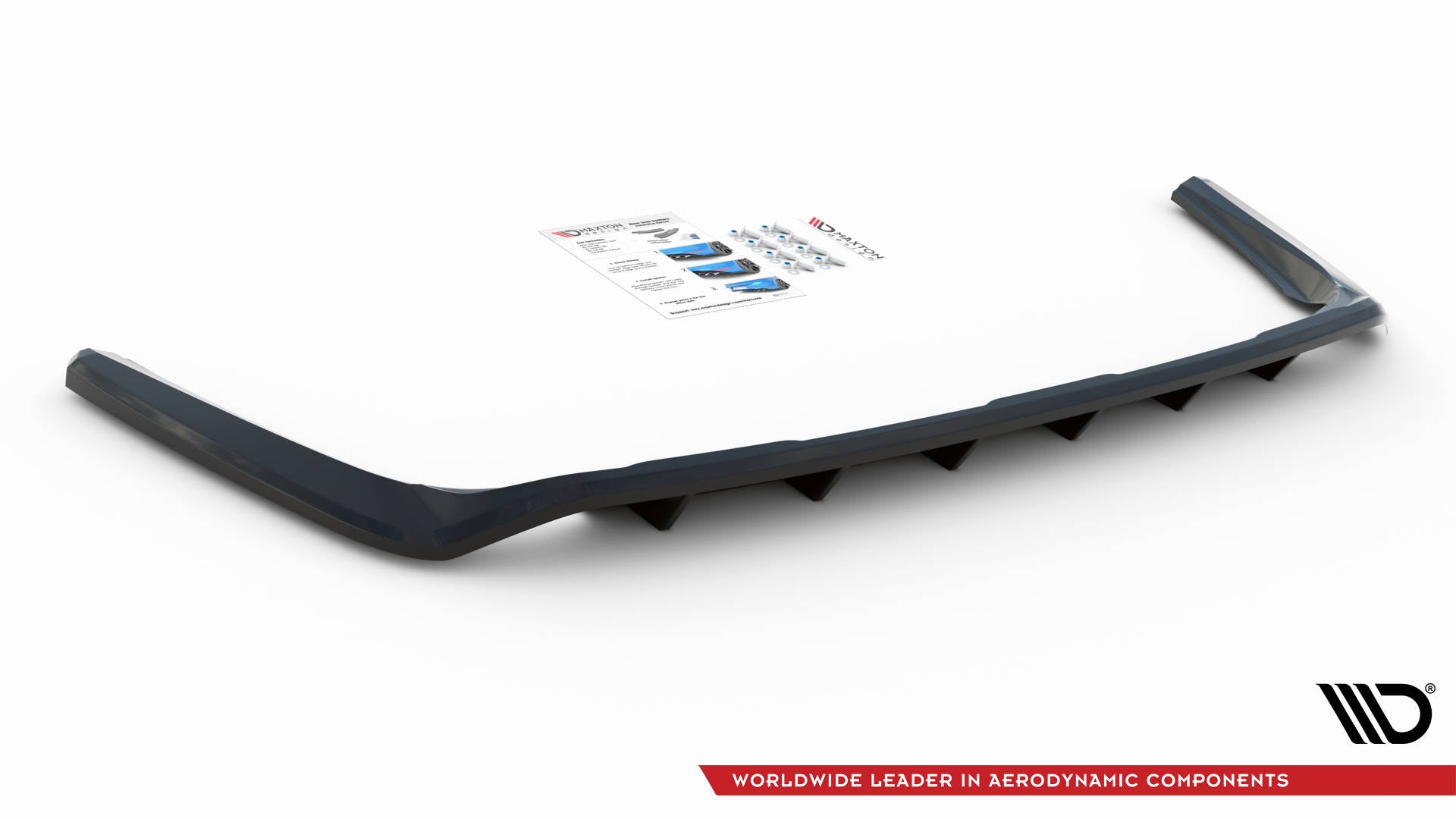 Maxton Design - Mittlerer Cup Diffusor DTM Look Heck Ansatz für Toyota RAV4 Mk5 - Aerowerk.