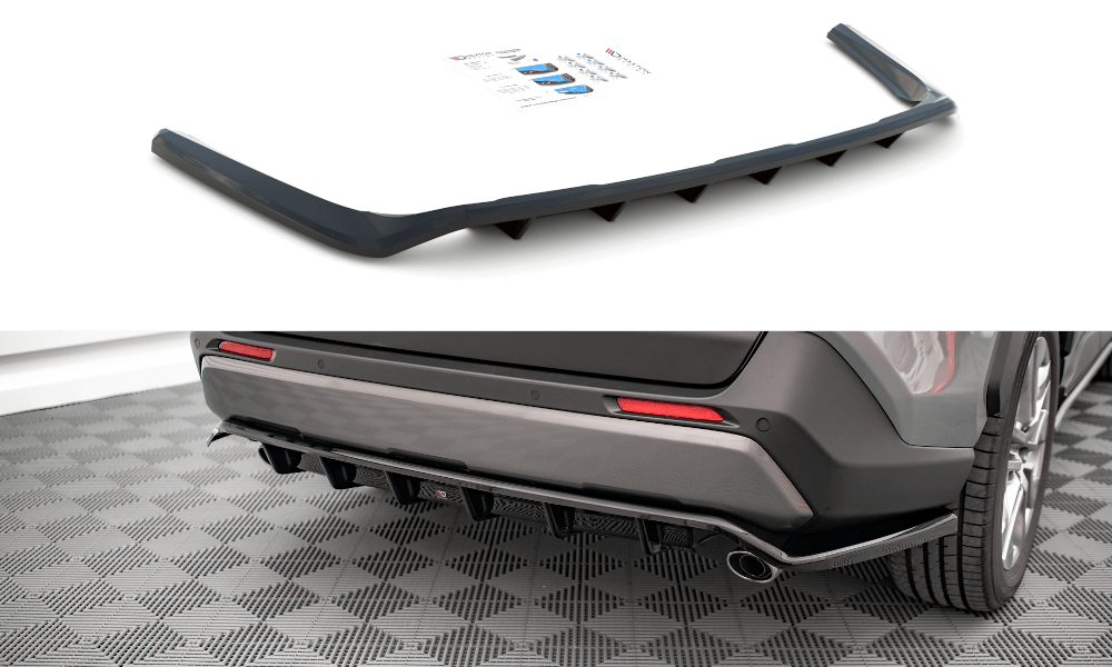 Maxton Design - Mittlerer Cup Diffusor DTM Look Heck Ansatz für Toyota RAV4 Mk5 - Aerowerk.