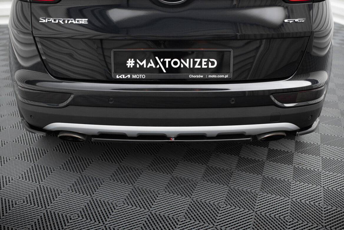 Mittlerer Cup Diffusor Heck Ansatz für Kia Sportage GT-Line