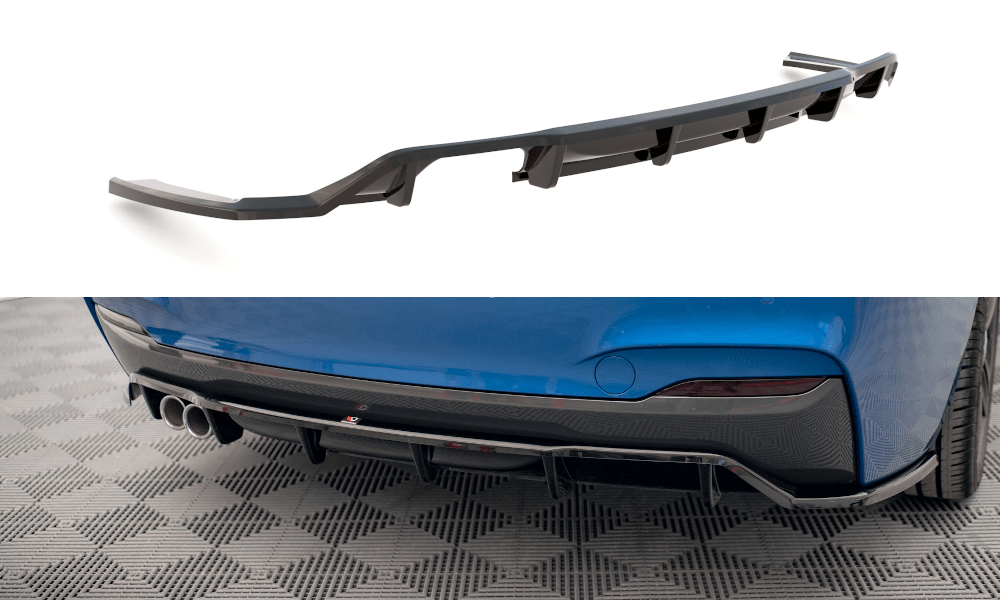 Maxton Design - Mittlerer Cup Diffusor Heck Ansatz für BMW 2er M - Paket F22 - Aerowerk.