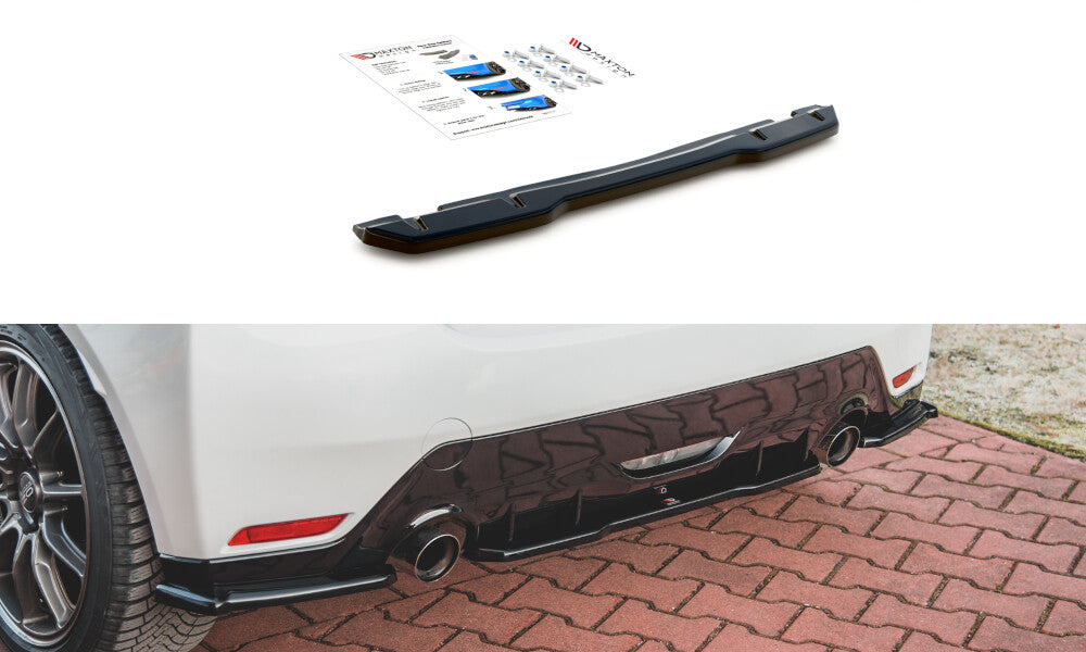 Mittlerer Cup Diffusor Heck Ansatz für Toyota GR Yaris - Aerowerk.