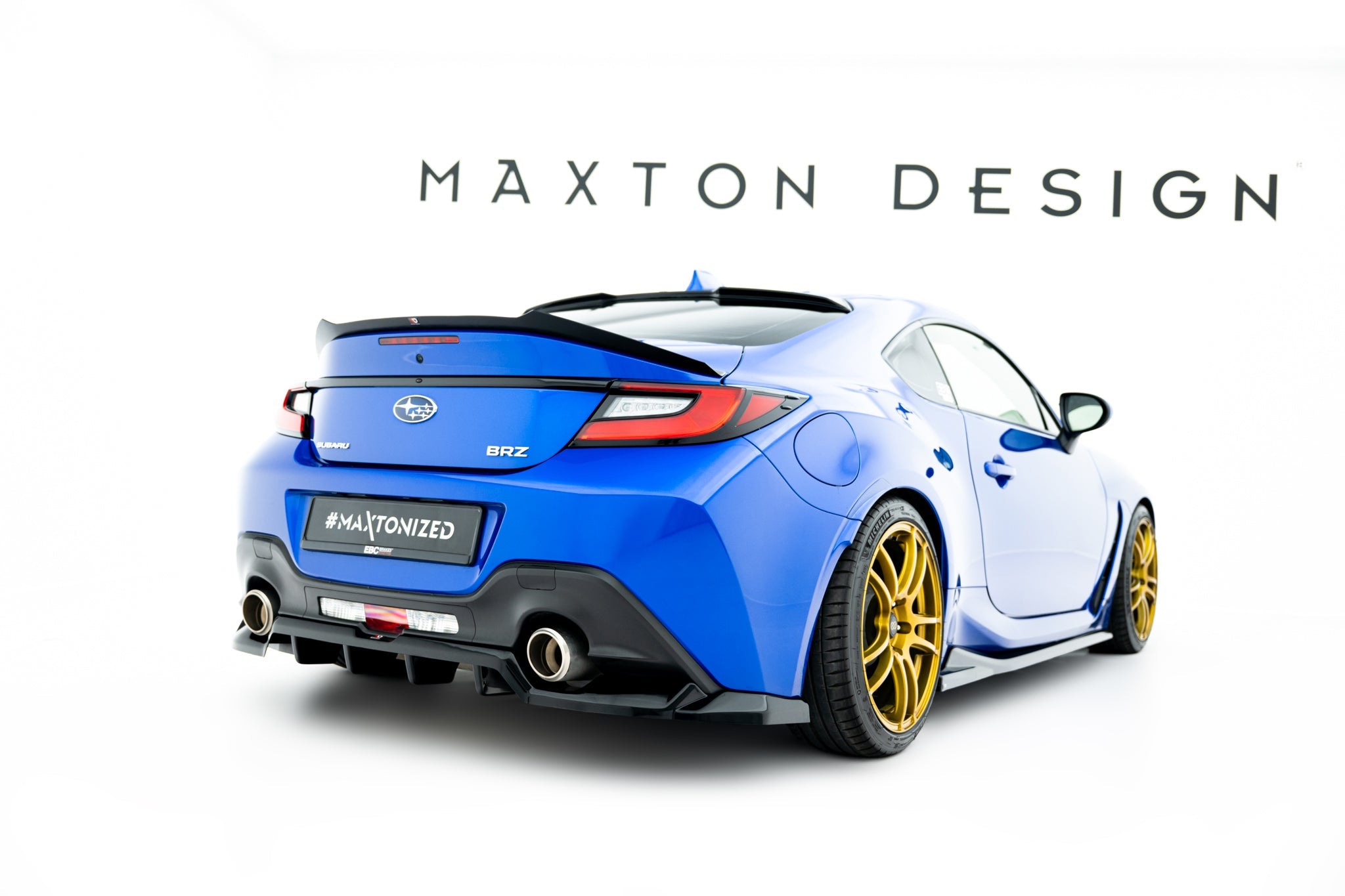 Maxton Design - Mittlerer Cup Diffusor V1 DTM Look Heck Ansatz für Subaru BRZ Mk2 - Aerowerk.