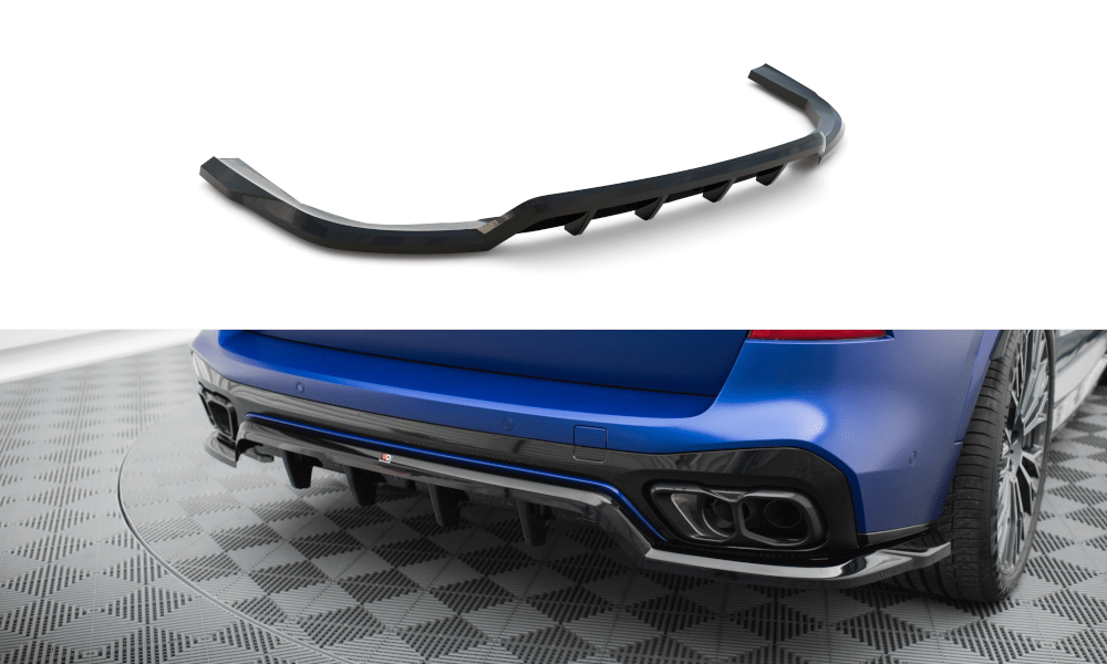 Maxton Design - Mittlerer Cup Diffusor V.1 Heckansatz für BMW X5 M - Paket G05 Facelift - Aerowerk.