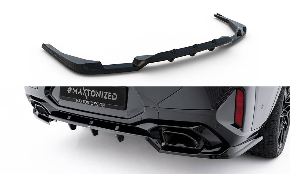 Maxton Design - Mittlerer Cup Diffusor V.2 DTM Look Heck Ansatz für BMW X4 M - Paket G02 Facelift - Aerowerk.