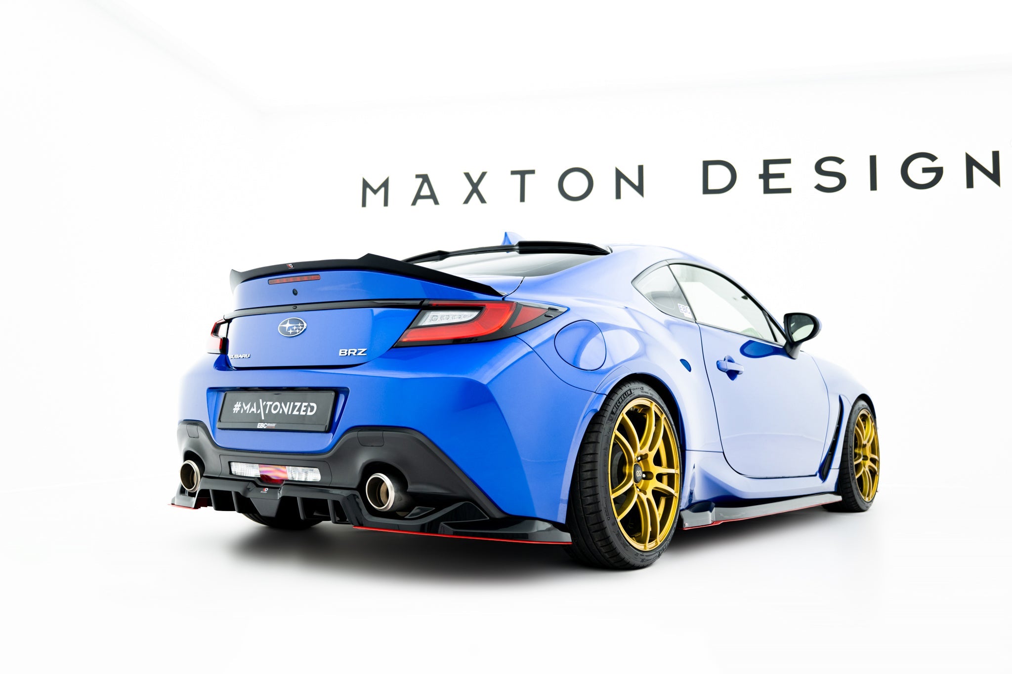 Maxton Design - Mittlerer Cup Diffusor V2 DTM Look Heck Ansatz für Subaru BRZ Mk2 - Aerowerk.