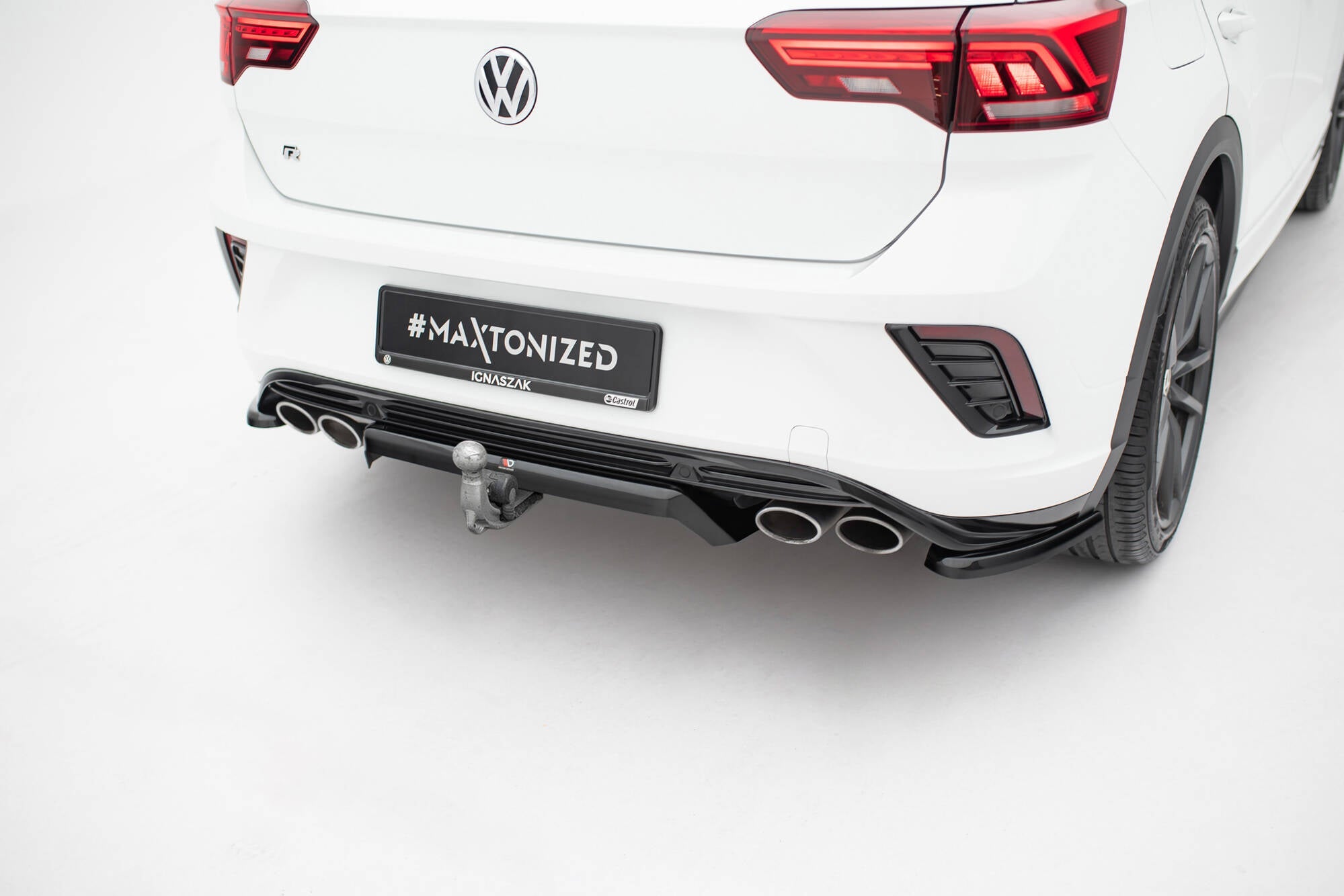 Maxton Design - Mittlerer Diffusor Heck Ansatz DTM Look für VW T - Roc R Mk1 - Aerowerk.
