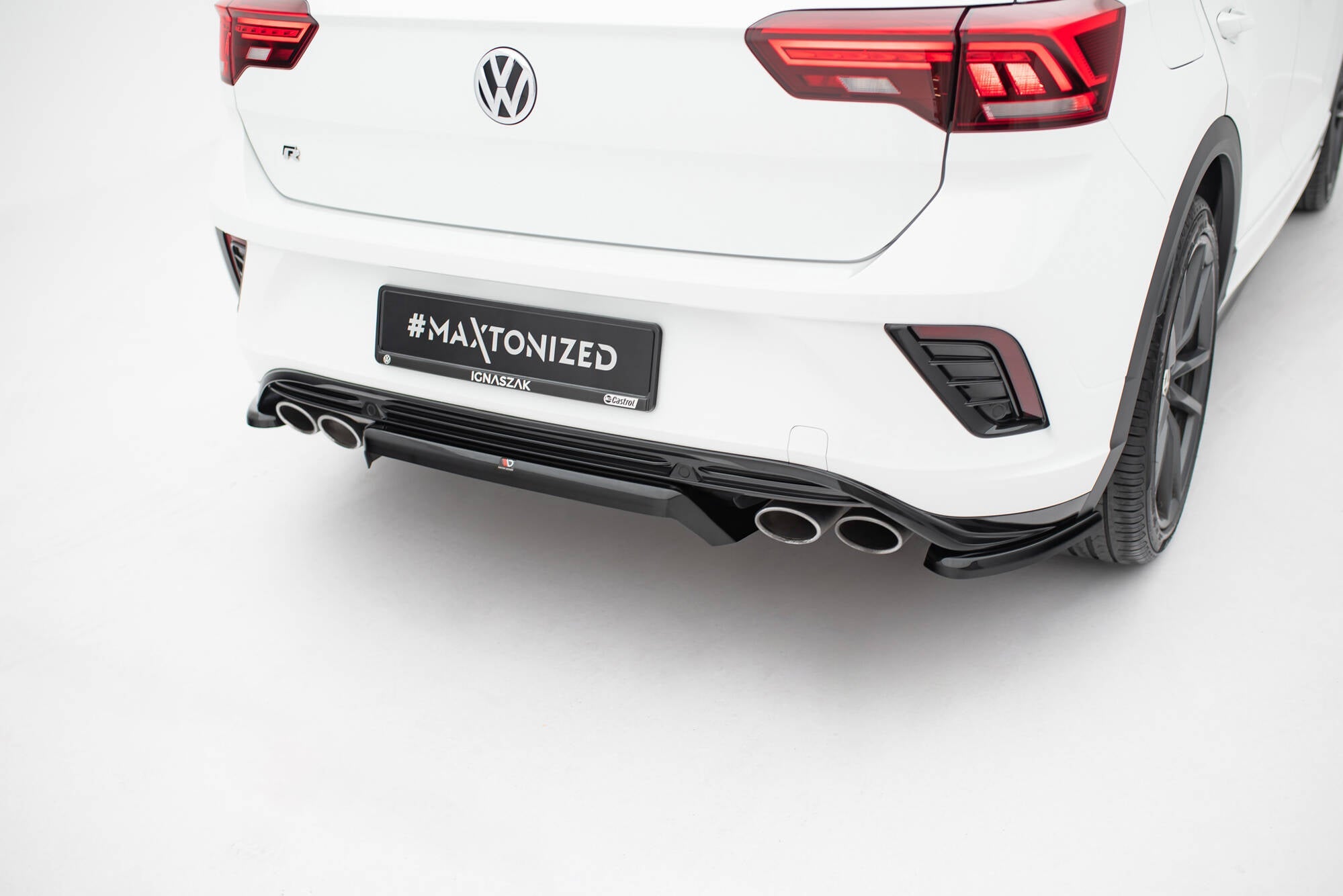 Maxton Design - Mittlerer Diffusor Heck Ansatz DTM Look für VW T - Roc R Mk1 - Aerowerk.