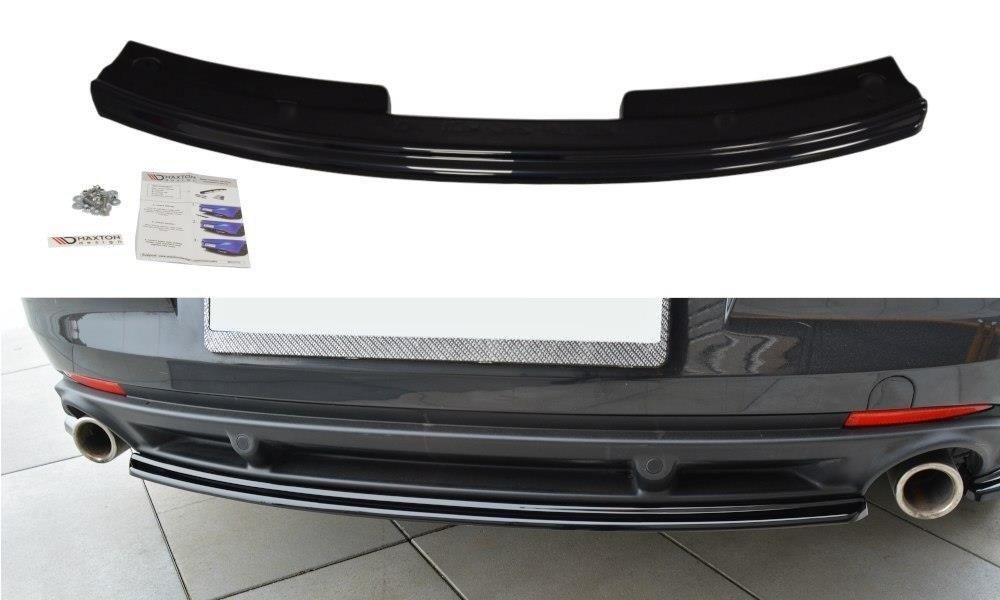 Maxton Design - Mittlerer Diffusor Heck Ansatz für Renault Laguna mk 3 Coupe schwarz matt - Aerowerk.