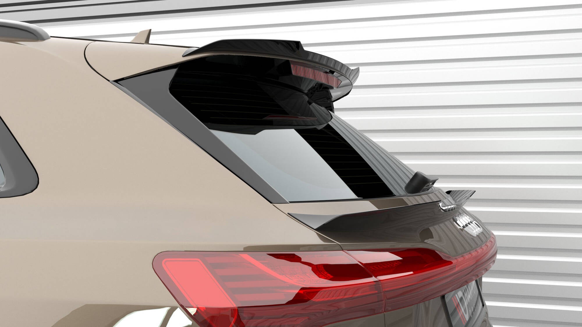 Maxton Design - Niedriger Spoiler CAP für Audi e - tron - Aerowerk.